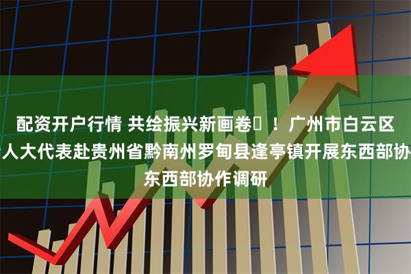 配资开户行情 共绘振兴新画卷‌！广州市白云区永平街人大代表赴贵州省黔南州罗甸县逢亭镇开展东西部协作调研