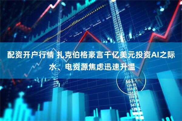 配资开户行情 扎克伯格豪言千亿美元投资AI之际 水、电资源焦虑迅速升温